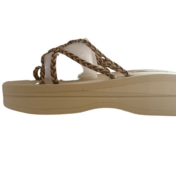 Rare Baywatch Gear • Vintage 90s • Y2K Platform Chunky Slide Sandals • Women's 8 - Picture 7 of 9